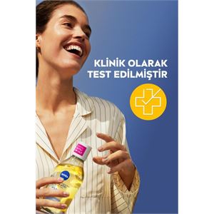 NIVEA AYDINLATICI MİCELLAR MAKYAJ TEMİZLEME SUYU 400ML, SERUM İÇERİKLİ, DONUK VE HASSAS CİLT TİPLERİ-