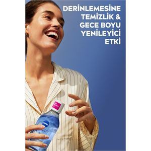 NIVEA YENİLEYİCİ MİCELLAR MAKYAJ TEMİZLEME SUYU 400ML. SERUM İÇERİKLİ. PANTENOL. YORGUN GÖRÜNEN CİLTLER-