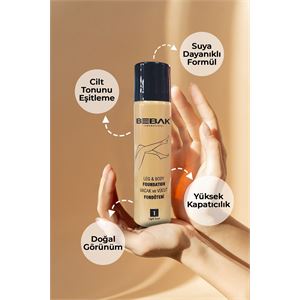 BEBAK BACAK FONDÖTENİ NO:1 LİGHT AÇIK TON 75 ML-