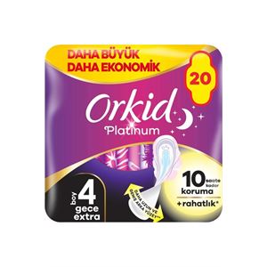 ORKID PLATINUM GECE EKSTRA PLUS 20 ADET OLİMPİYAT-