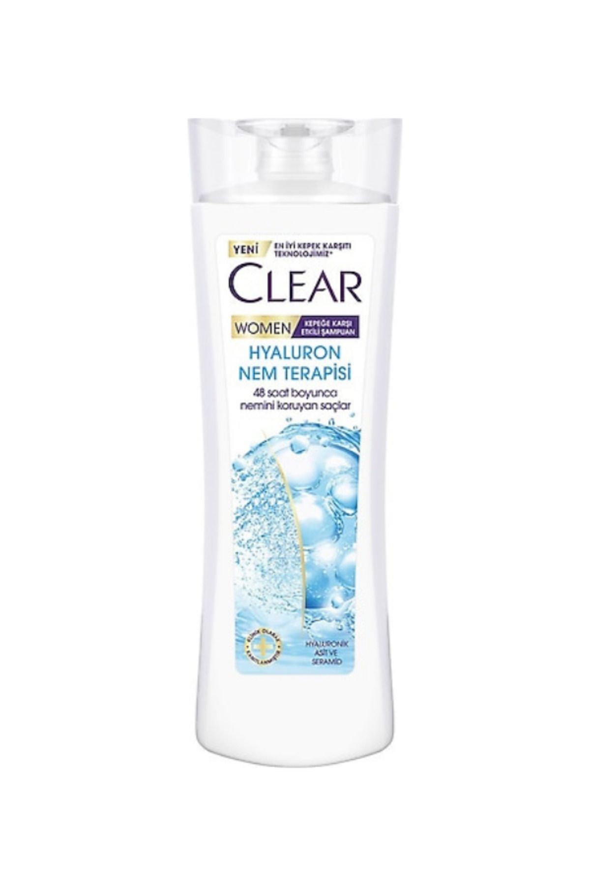 Clear Women Kepeğe Karşı Etkili Saç Bakım Şampuanı Hyaluron Nem Terapisi 350 ml-