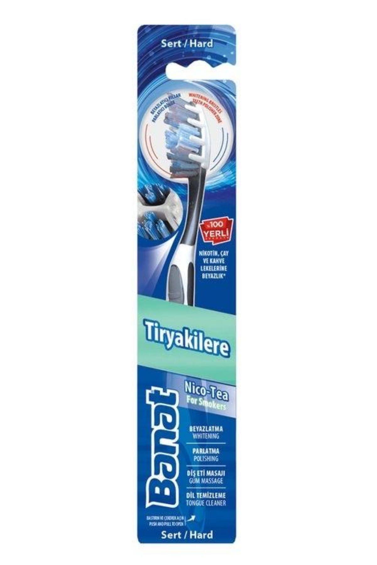 Banat Nico-tea Tiryakilere Özel Diş Fırçası-