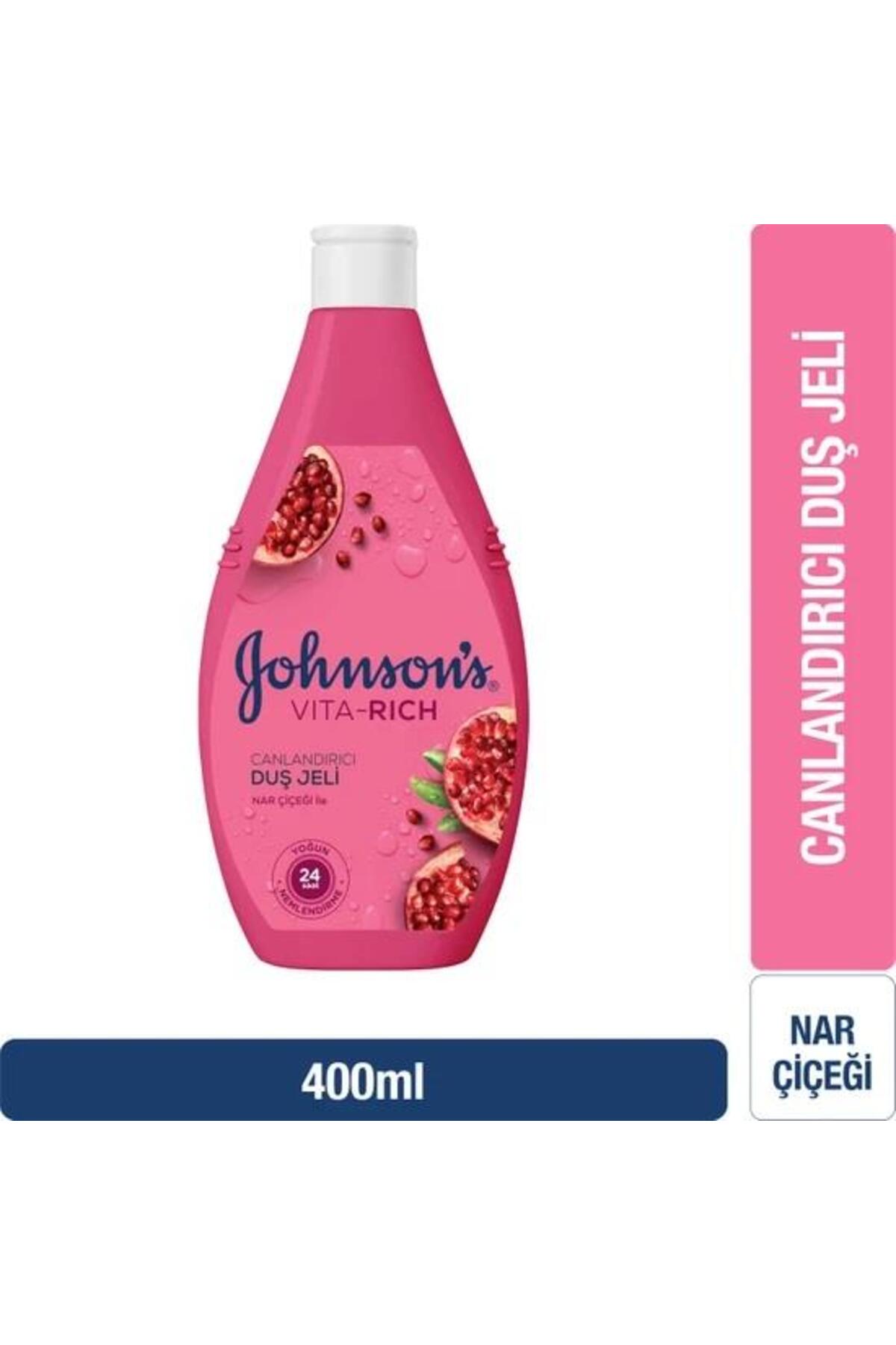 Johnson's Vita-rich Nar Çiçeği Canlandırıcı Duş Jeli 400ml-