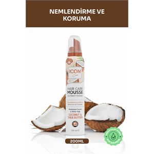 İcon Care Saç Bakım Köpüğü 200 ml Coconut & Shea Butter-