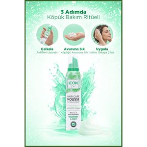 İcon Care Saç Bakım Köpüğü 200 ml Rosemary&Mint-