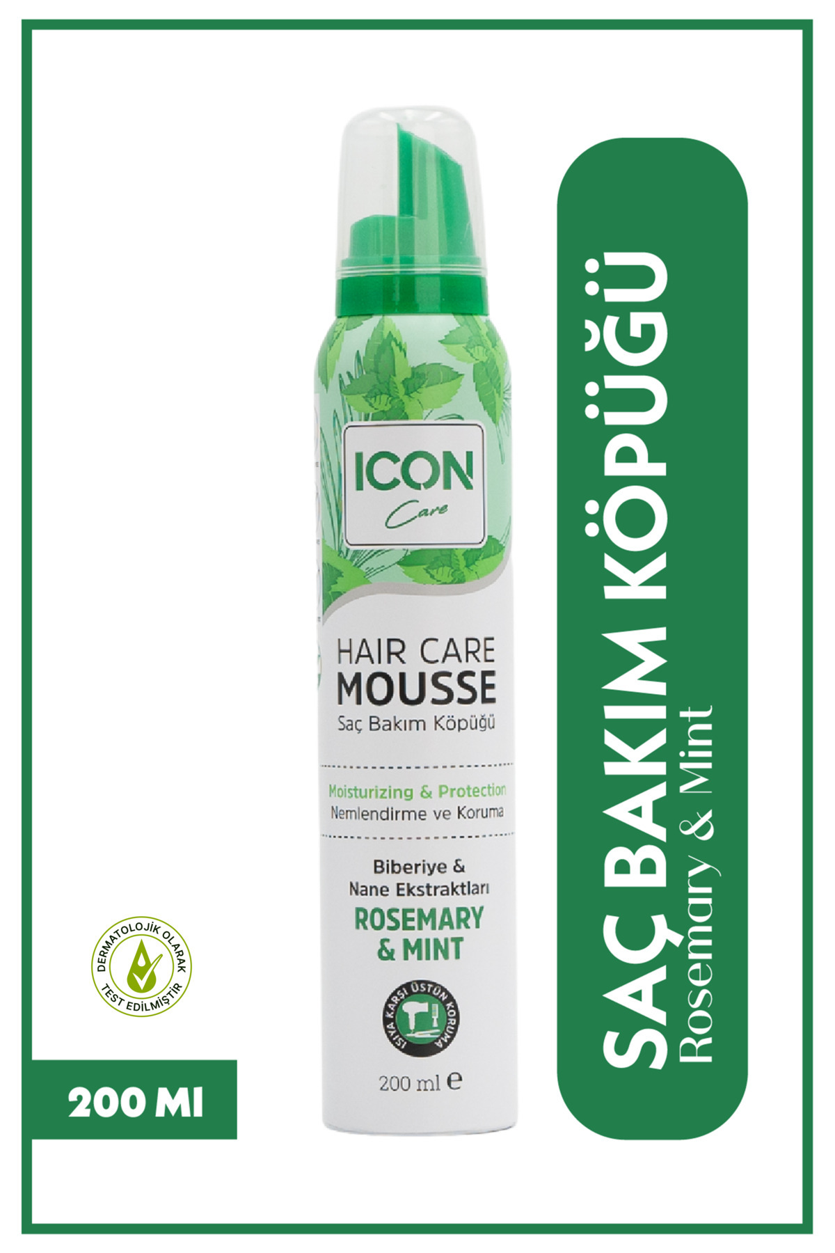 İcon Care Saç Bakım Köpüğü 200 ml Rosemary&Mint-