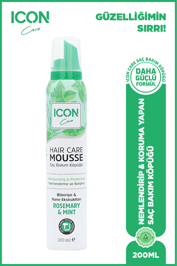 İcon Care Saç Bakım Köpüğü 200 ml Rosemary&Mint-