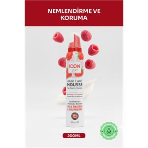 İcon Care Saç Bakım Köpüğü 200ml Milk Protein&Raspberry-