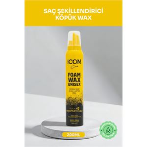 İcon Care Saç Köpük Şekillendirici Wax 200ml Maximum Hold-