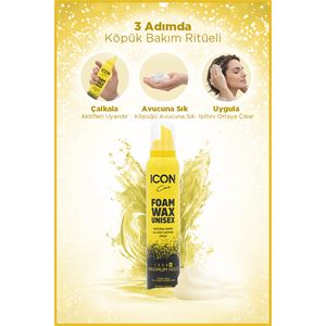 İcon Care Saç Köpük Şekillendirici Wax 200ml Maximum Hold-