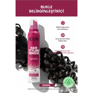İcon Care Saç Köpüğü 200ml Curl Define-