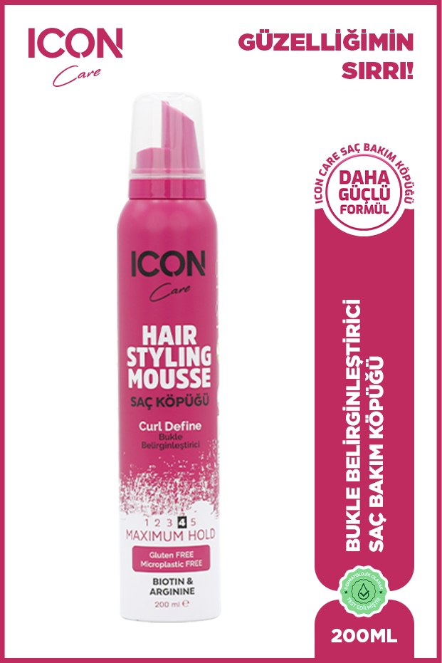 İcon Care Saç Köpüğü 200ml Curl Define-