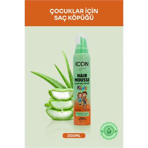 İcon Care Çocuk Saç Köpüğü 200ml Extra Strong-