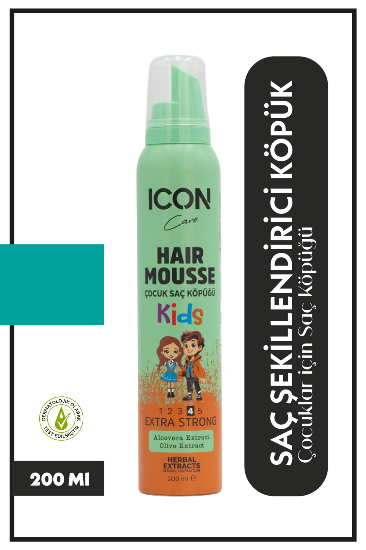 İcon Care Çocuk Saç Köpüğü 200ml Extra Strong-