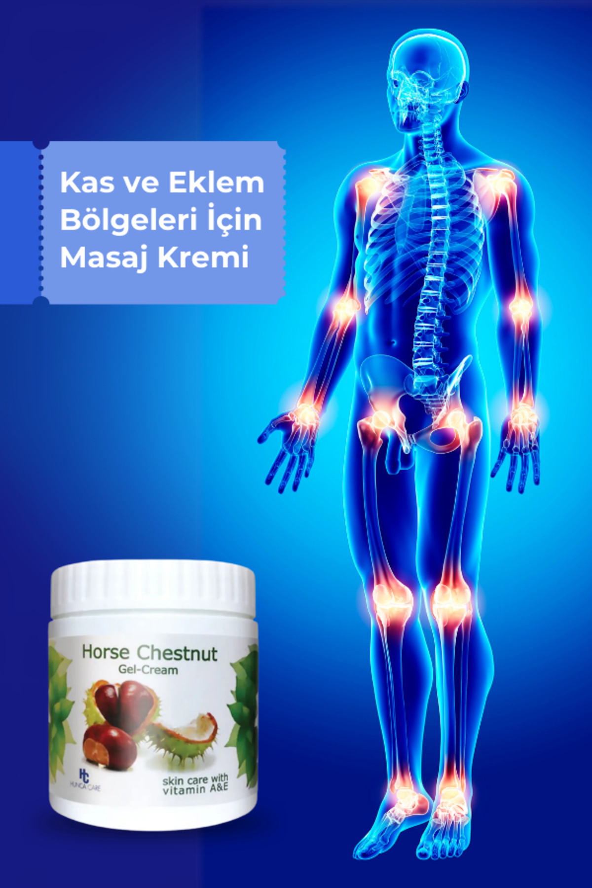 HUNCA CARE AT KESTANESİ JEL KREM 500 ML-