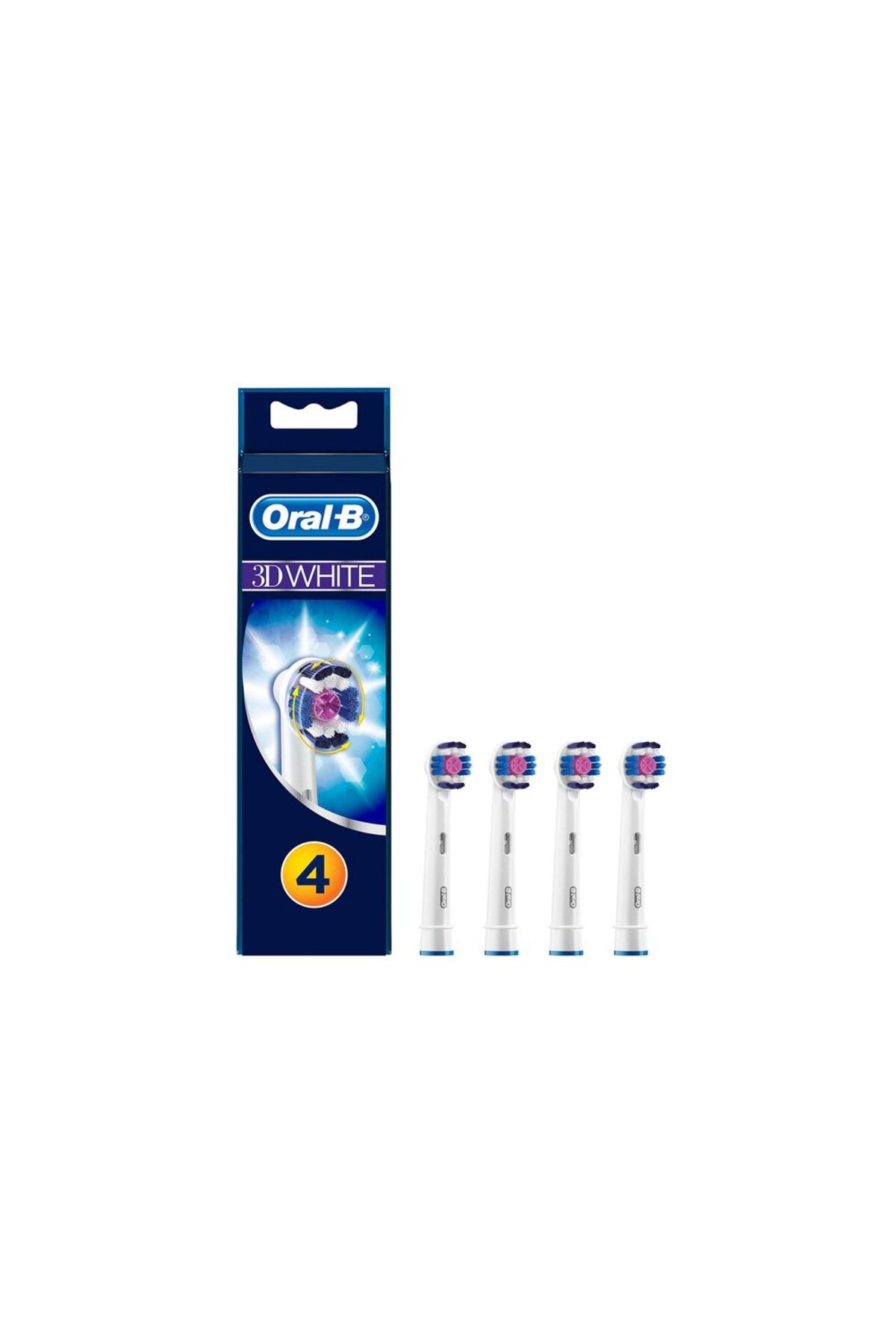 Oral-B Diş Fırçası Yedek Başlığı 3d White 4 Lü-