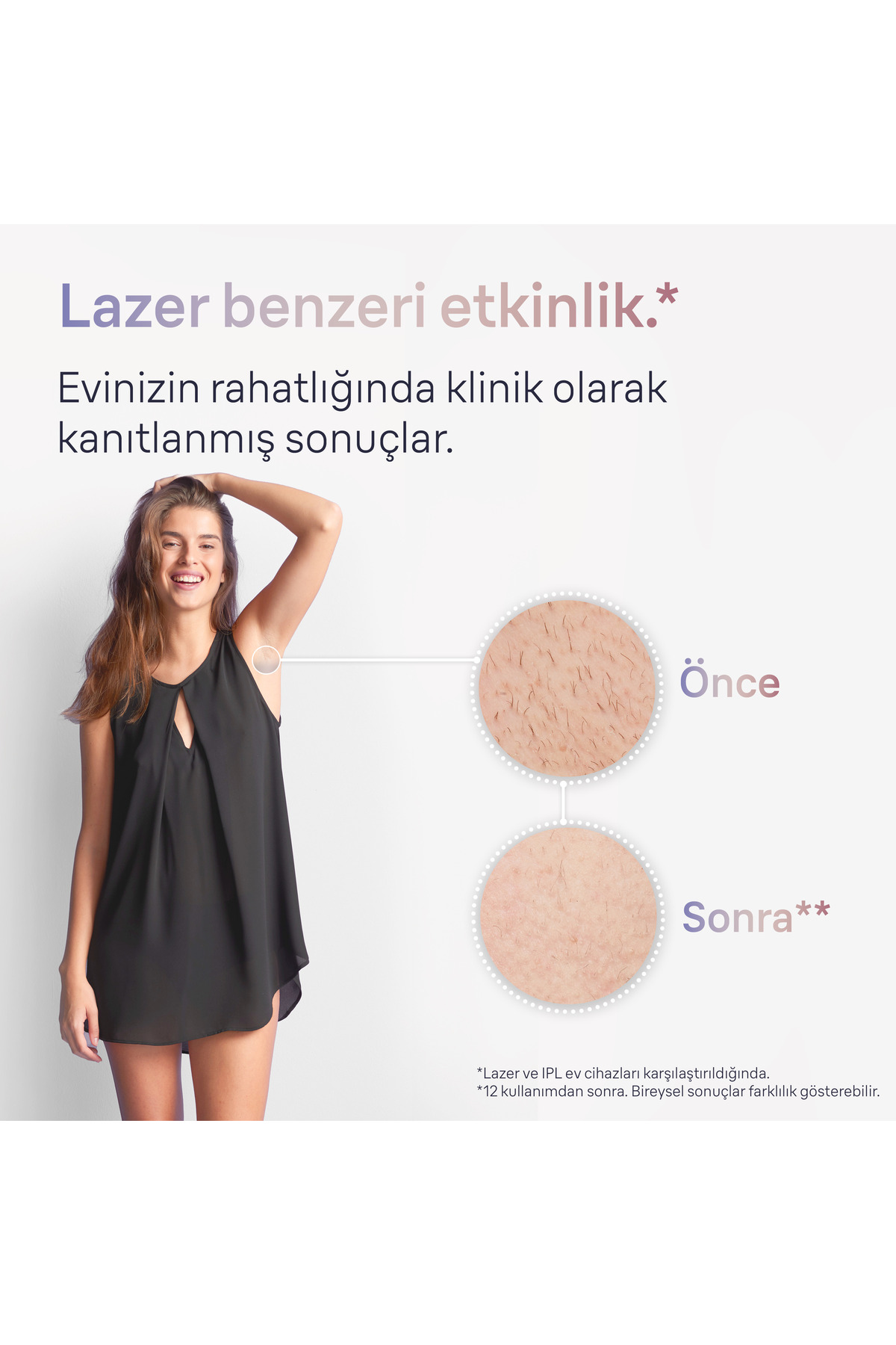Braun IPL Skin i·expert, Evde Tüy Alma, Ücretsiz Uygulama, Çanta, Gillette Venus, 2 Başlık, PL7147-