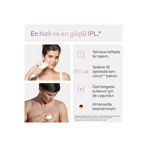 Braun IPL Skin i·expert, Evde Tüy Alma, Ücretsiz Uygulama, Çanta, Gillette Venus, 3 Başlık, PL7253-