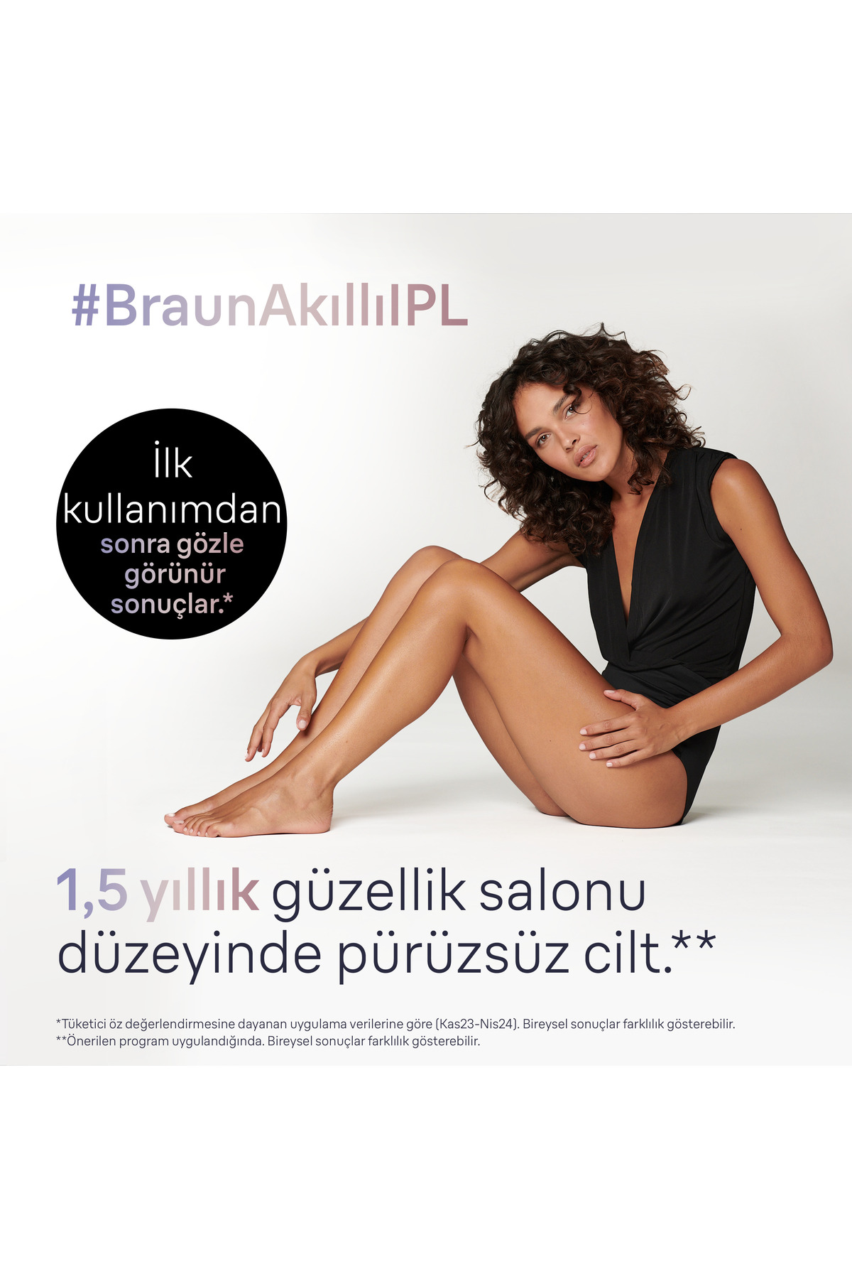 Braun IPL Skin i·expert, Evde Tüy Alma, Ücretsiz Uygulama, Çanta, Gillette Venus, 3 Başlık, PL7253-