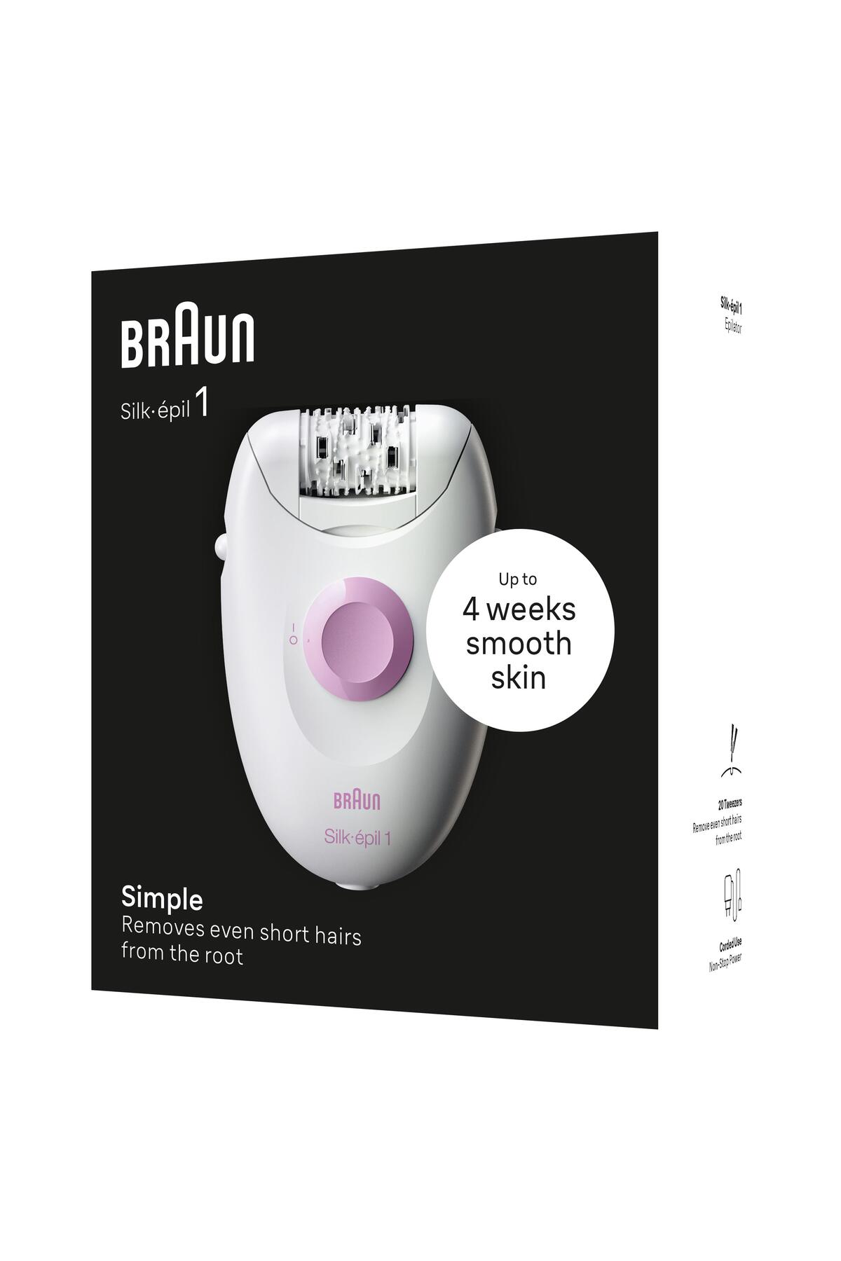 BRAUN SİLK-ÉPİL 1 1-000 EPİLATÖR-