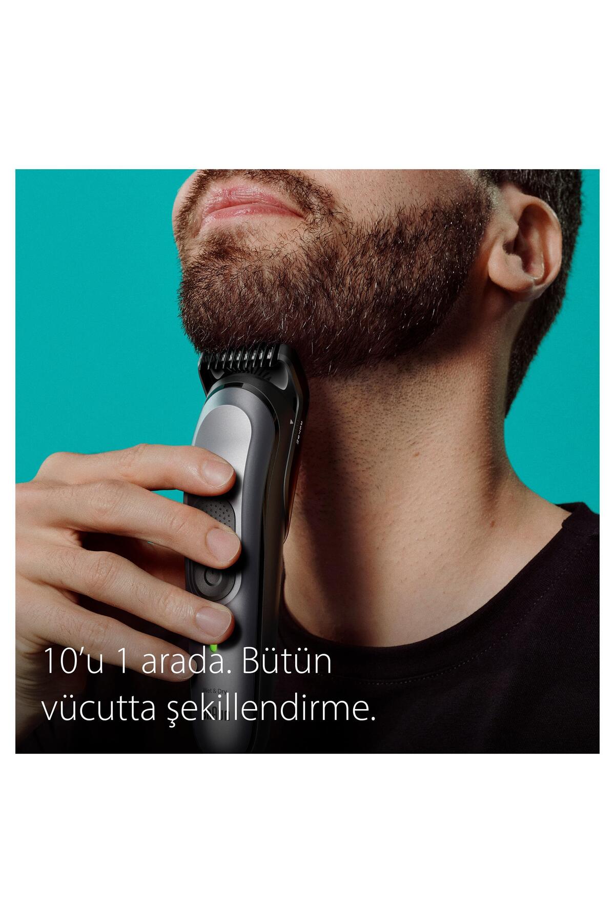 Braun Series 7 MGK7420 Hepsi Bir Arada Şekillendirme Seti 10u 1 Arada Erkek Bakım-