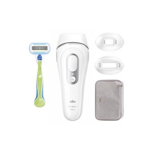 Braun IPL Silk·expert Pro 3, Evde Tüy Alma, Çanta, Venus Tıraş Makinesi, 2 Başlık ile, PL3132-