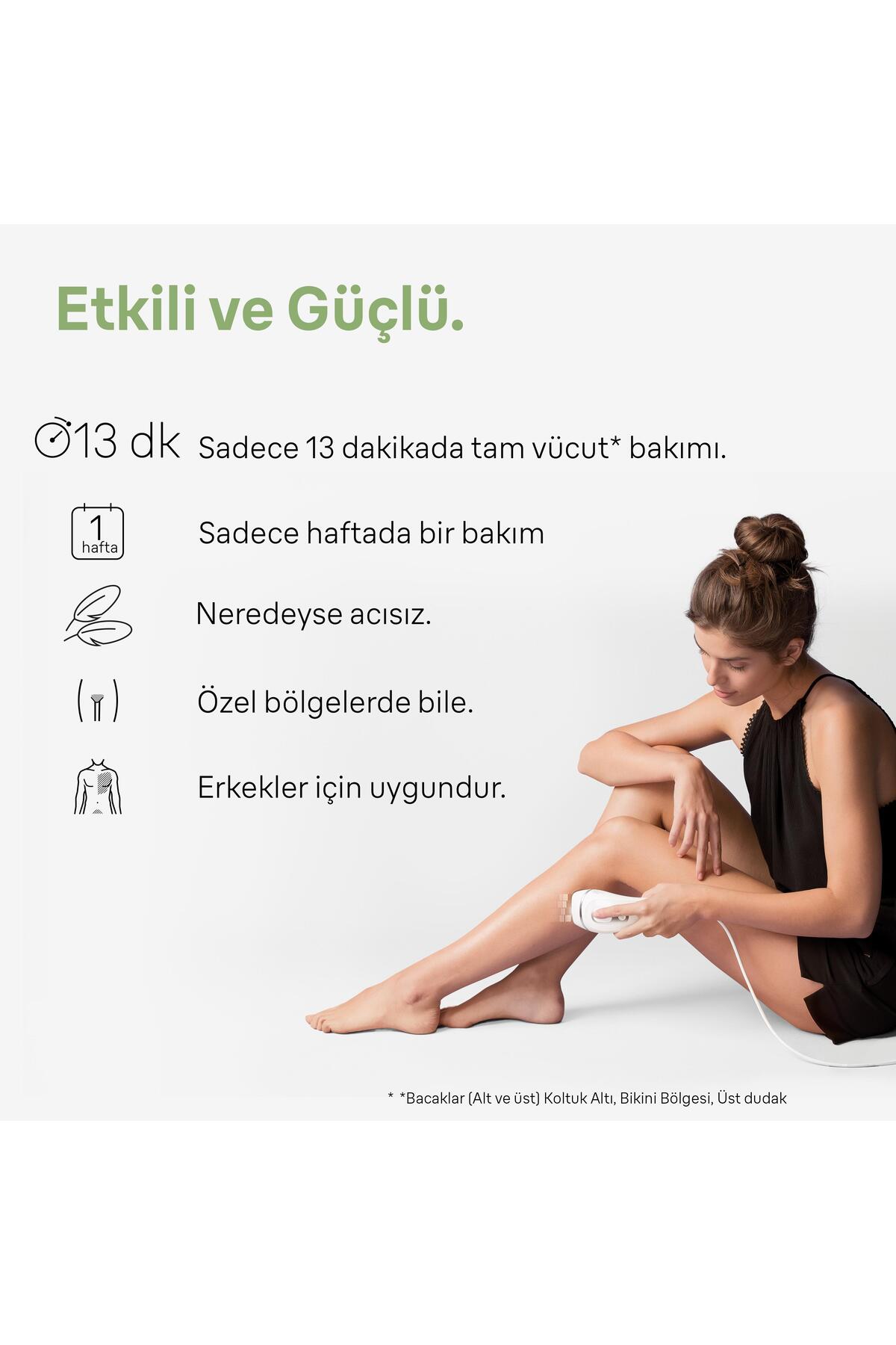 Braun IPL Silk·expert Pro 3, Evde Tüy Alma, Çanta, Venus Tıraş Makinesi, 2 Başlık ile, PL3132-