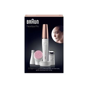 Braun FaceSpa Pro 912 Şarjlı Yüz Epilatörü 3’ü 1 Arada Epilasyon ve Cilt Bakım Seti-
