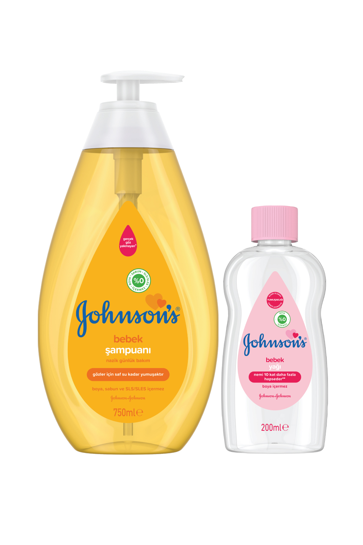 JOHNSONS JOHNSONS BABY GOLD ŞAMPUAN 750 ML YAĞ SET 200 ML-