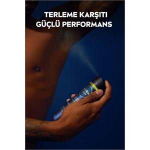 NIVEA MEN ERKEK SPREY DEODORANT DEEP EXTREME 150ML. 72 SAAT ANTİ-PERSPİRANT TER KORUMA. YENİ ENERJİK-