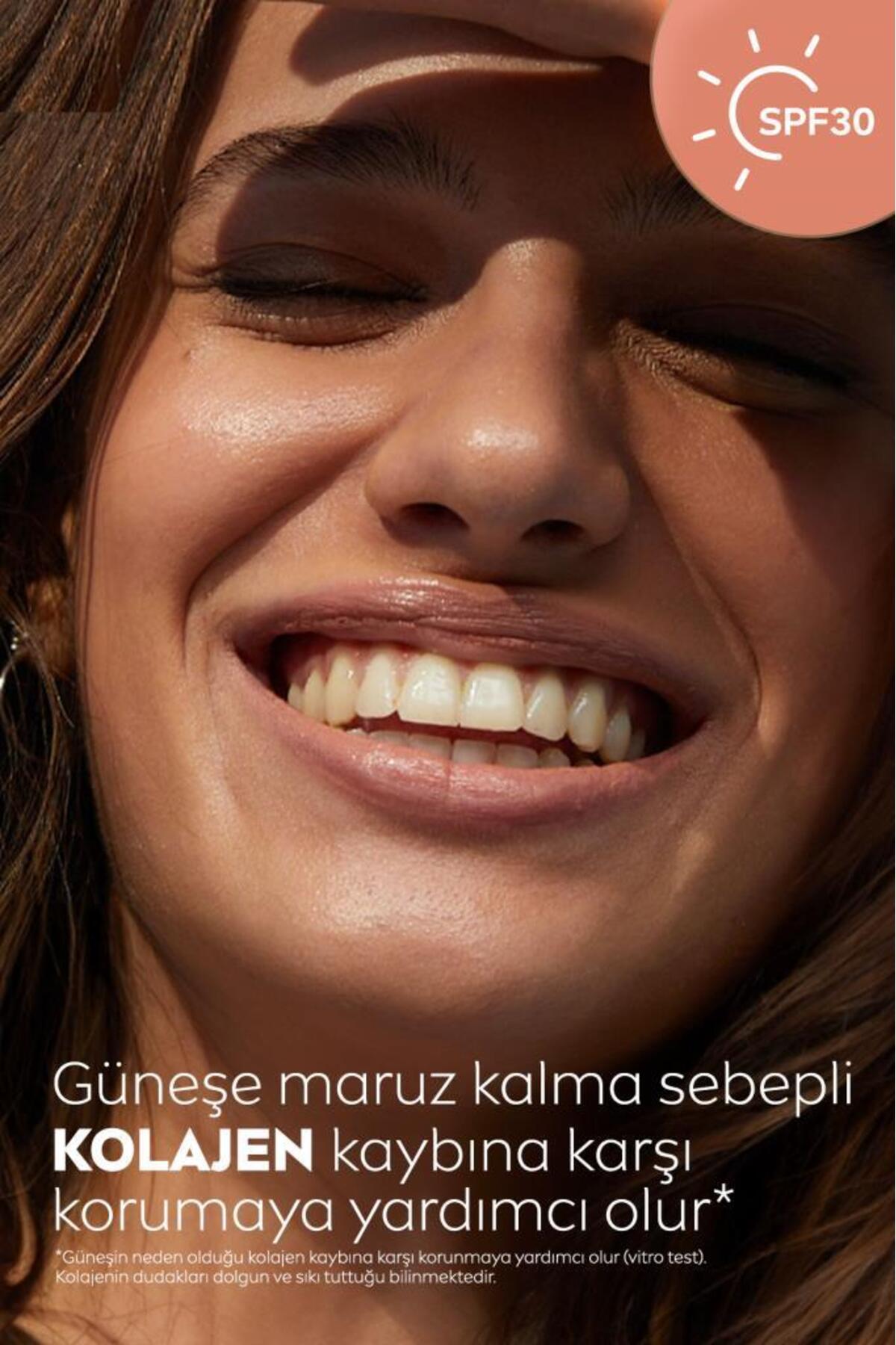 NIVEA Renkli Dudak Bakım Kremi,nude,4,8gr,nemlendirme,spf30,doğal Yağlar,e-