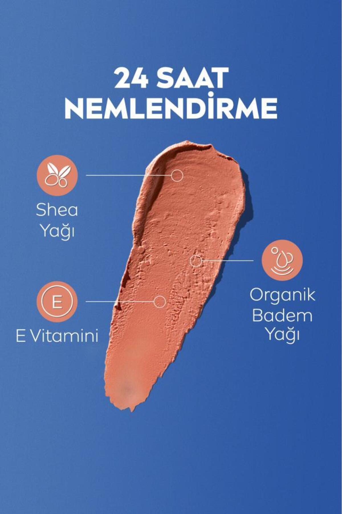 NIVEA Renkli Dudak Bakım Kremi,nude,4,8gr,nemlendirme,spf30,doğal Yağlar,e-