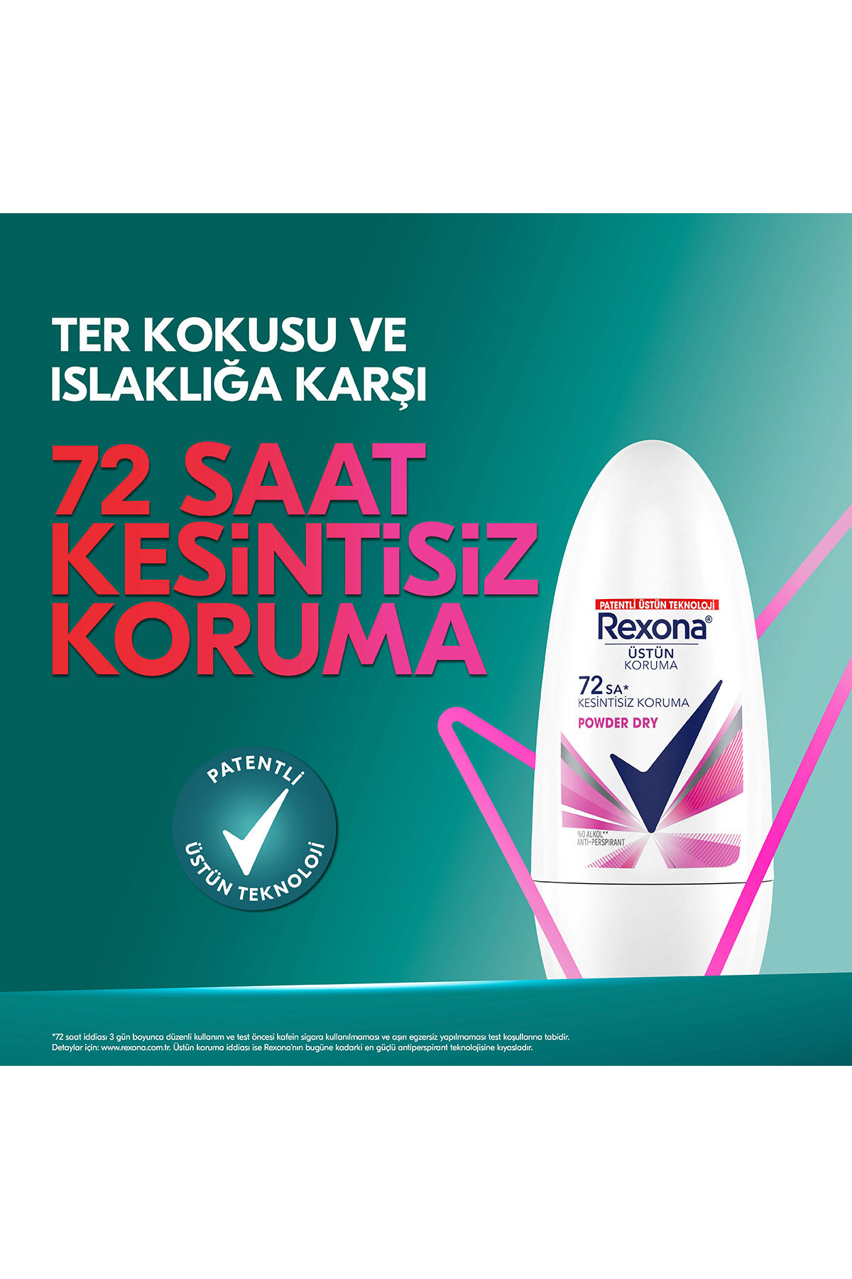 Rexona Powder Dry Kadın Roll-on Deodorant 50 ml-