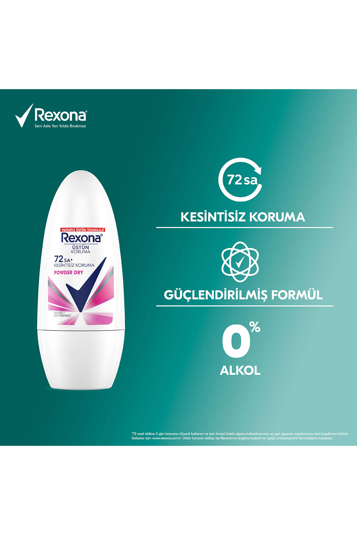 Rexona Powder Dry Kadın Roll-on Deodorant 50 ml-