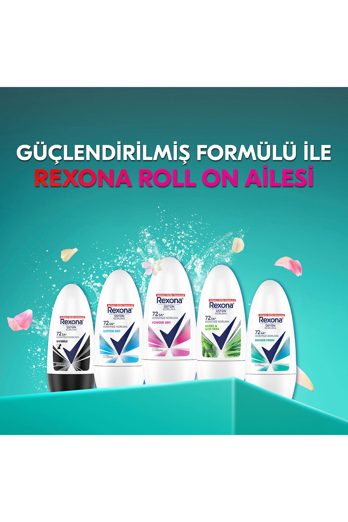 Rexona Powder Dry Kadın Roll-on Deodorant 50 ml-
