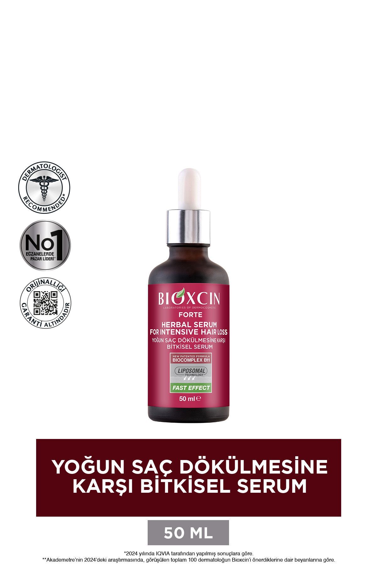 BİOXCİN FORTE YOĞUN BAKIM KİTİ (TABLET-ŞAMPUAN-SERUM) YOĞUN SAÇ DÖKÜLMESİ SETİ-
