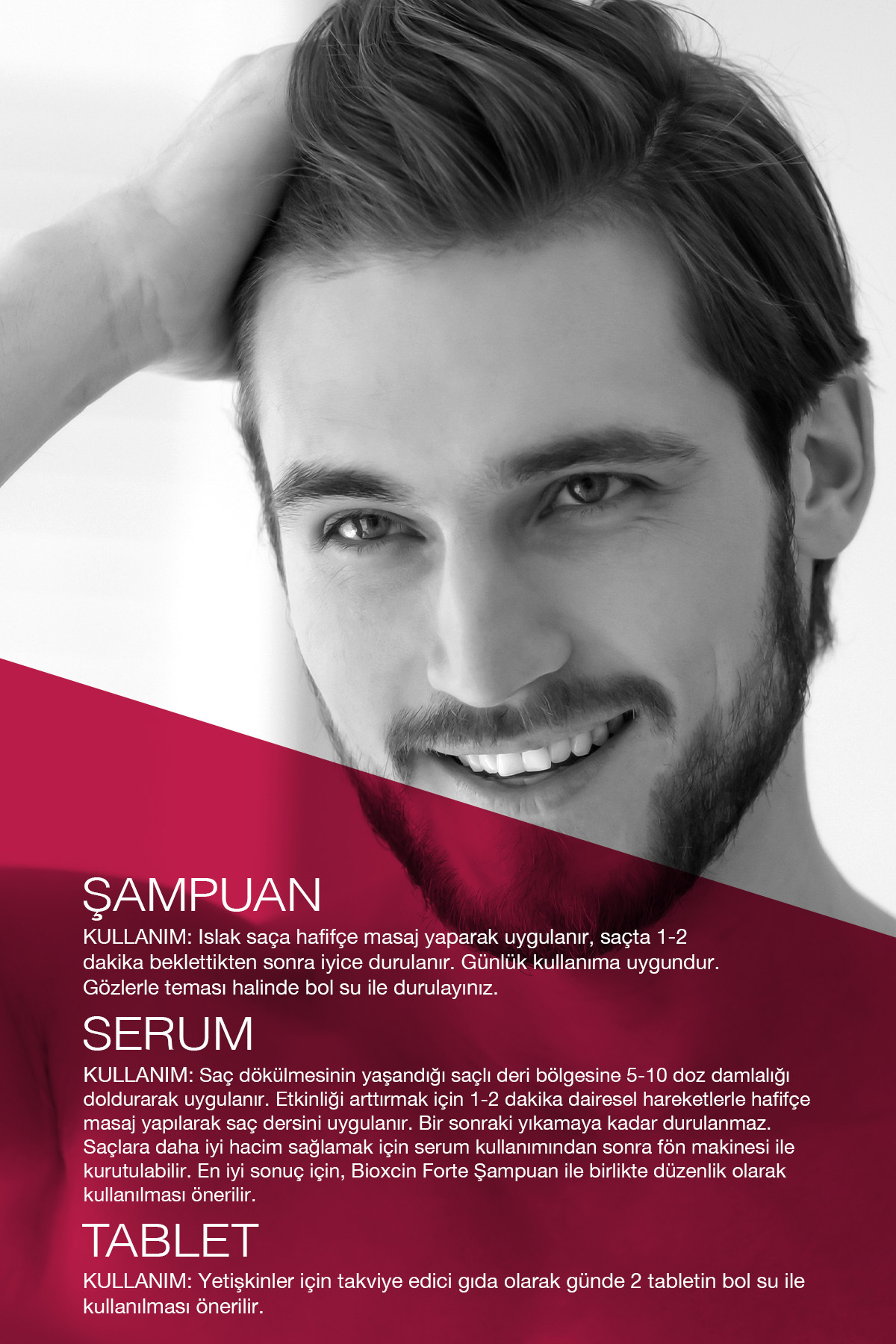 BİOXCİN FORTE YOĞUN BAKIM KİTİ (TABLET-ŞAMPUAN-SERUM) YOĞUN SAÇ DÖKÜLMESİ SETİ-