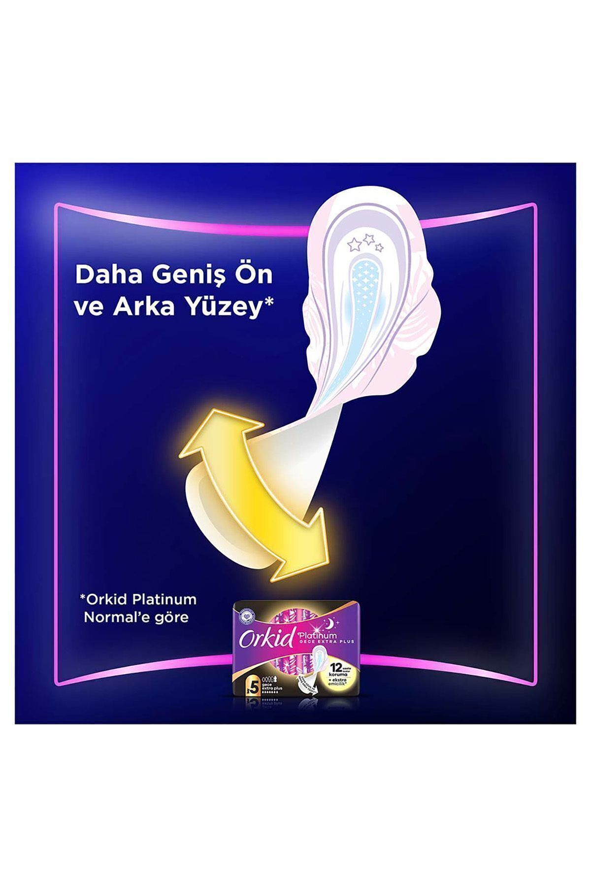 ORKİD PLATİNUM GECE EKSTRA (BOY 4) 10 ADET HİJYENİK PED-