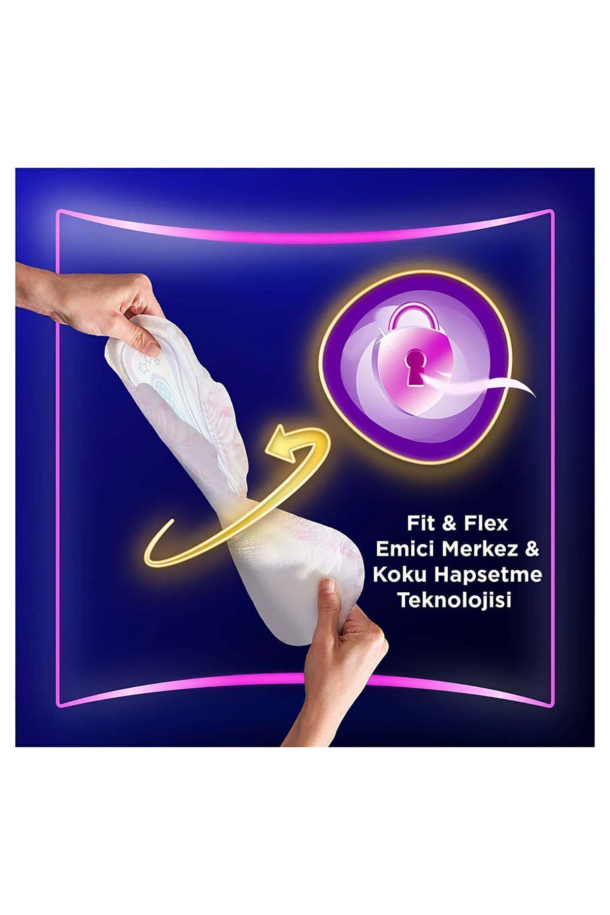 ORKİD PLATİNUM GECE EKSTRA PLUS (BOY 5) 8 ADET HİJYENİK PED-