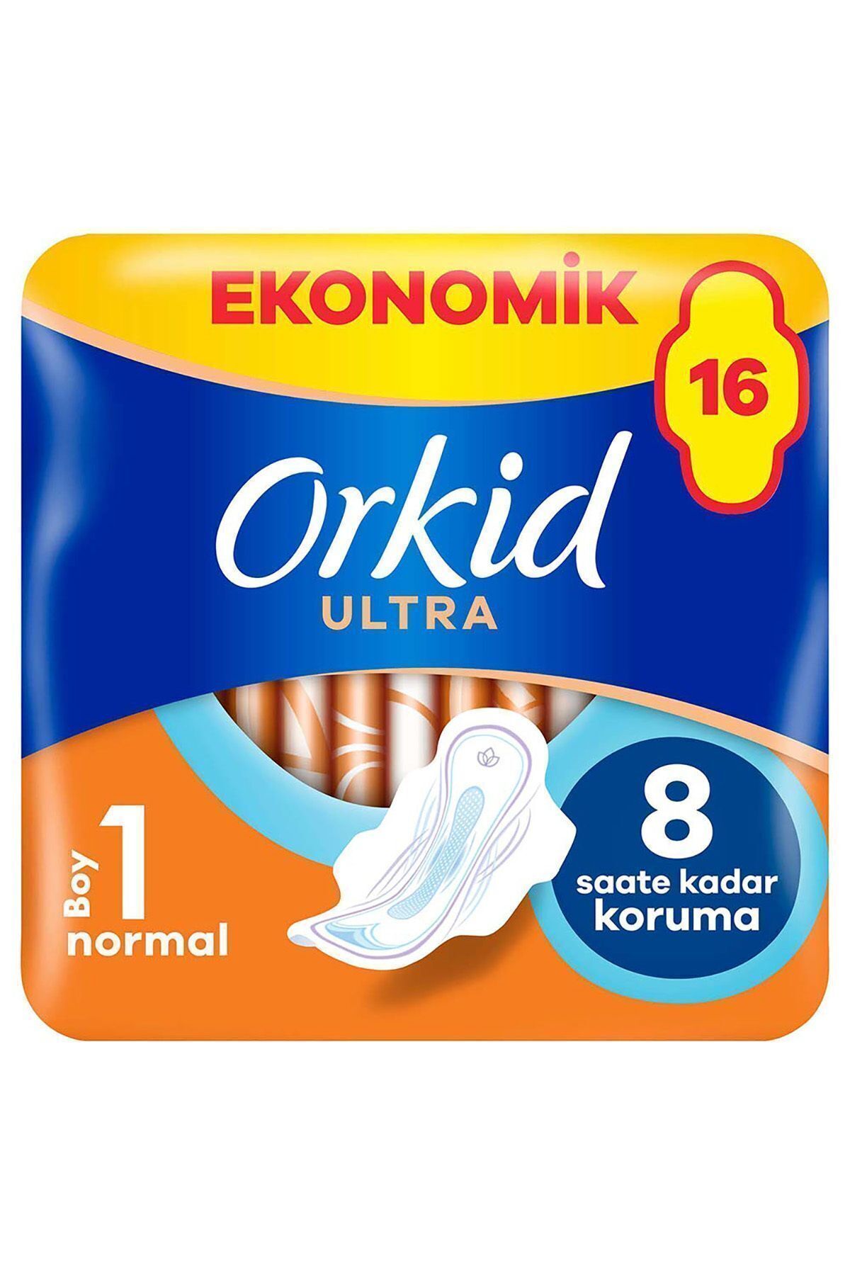ORKİD ULTRA NORMAL (BOY 1) 16 ADET HİJYENİK PED-