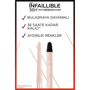 LOREAL PARİS INFAİLLİBLE META LİGHT JEL GÖZ KALEMİ - BRİGHT NUDE-