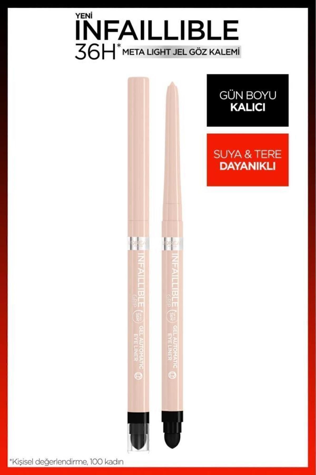 LOREAL PARİS INFAİLLİBLE META LİGHT JEL GÖZ KALEMİ - BRİGHT NUDE-