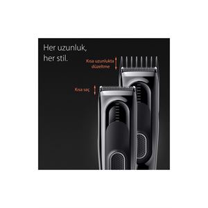 BRAUN SERİES 5 HC5310. ERKEKLER İÇİN 17 UZUNLUK AYARINA SAHİP SAÇ KESME MAKİNESİ-