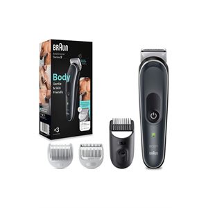 Braun BodyGroomer 5 BG 5340 SkinShield Teknolojisi, 3 Ek Parçalı Vücut Bakım Seti-