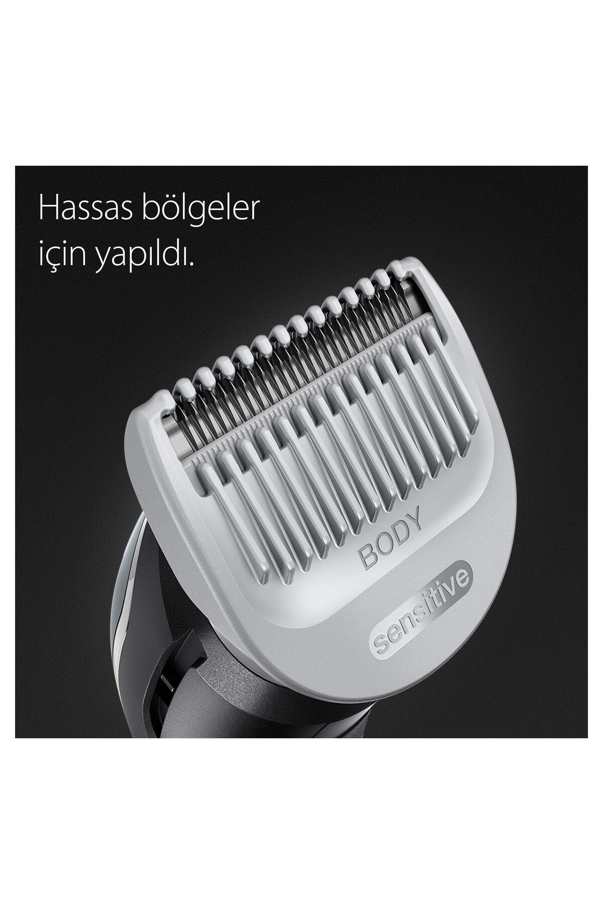 Braun BodyGroomer 5 BG 5340 SkinShield Teknolojisi, 3 Ek Parçalı Vücut Bakım Seti-