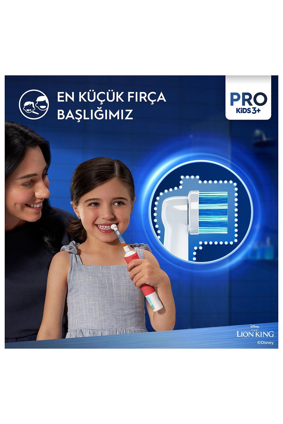 Oral-B Pro Kids The Lion King Şarjlı Diş Fırçası-