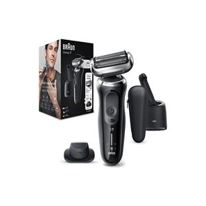 BRAUN YENİ SERİ 7 N7200CC KABLOSUZ TIRAŞ MAKİNESİ. SMARTCARE. AUTOSENSE. 360° FLEX. ISLAK & KURU-