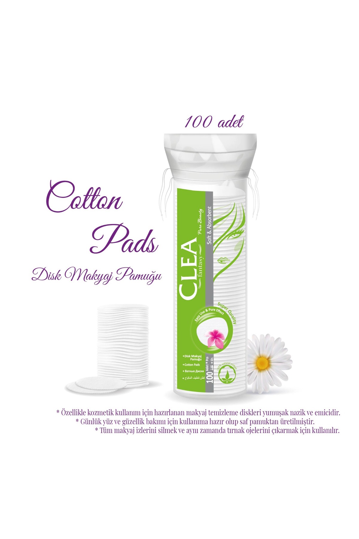 CLEA FANTASY MAKYAJ PAMUĞU 100LÜ-