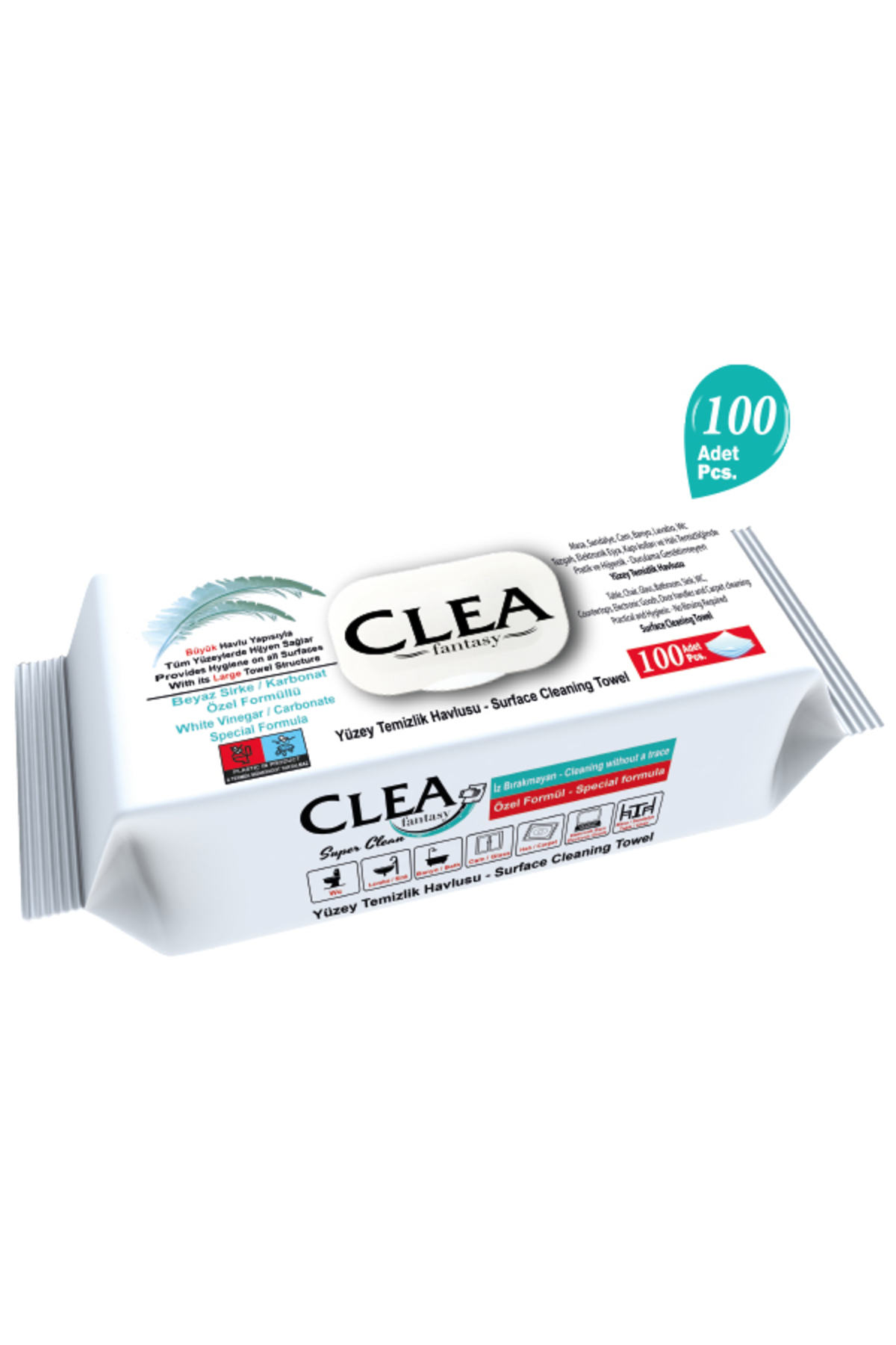 CLEA YÜZEY TEMİZLEME HAVLUSU 100 ADET-