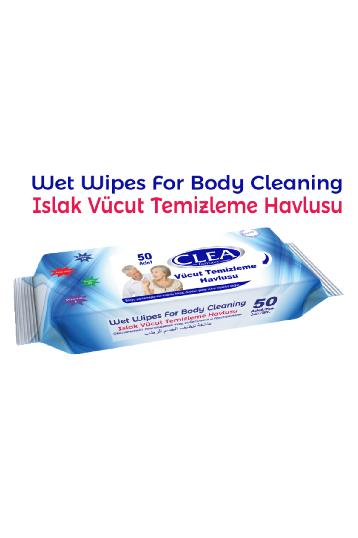 CLEA FANTASY VÜCUT TEMİZLEME HAVLUSU 50 ADET-